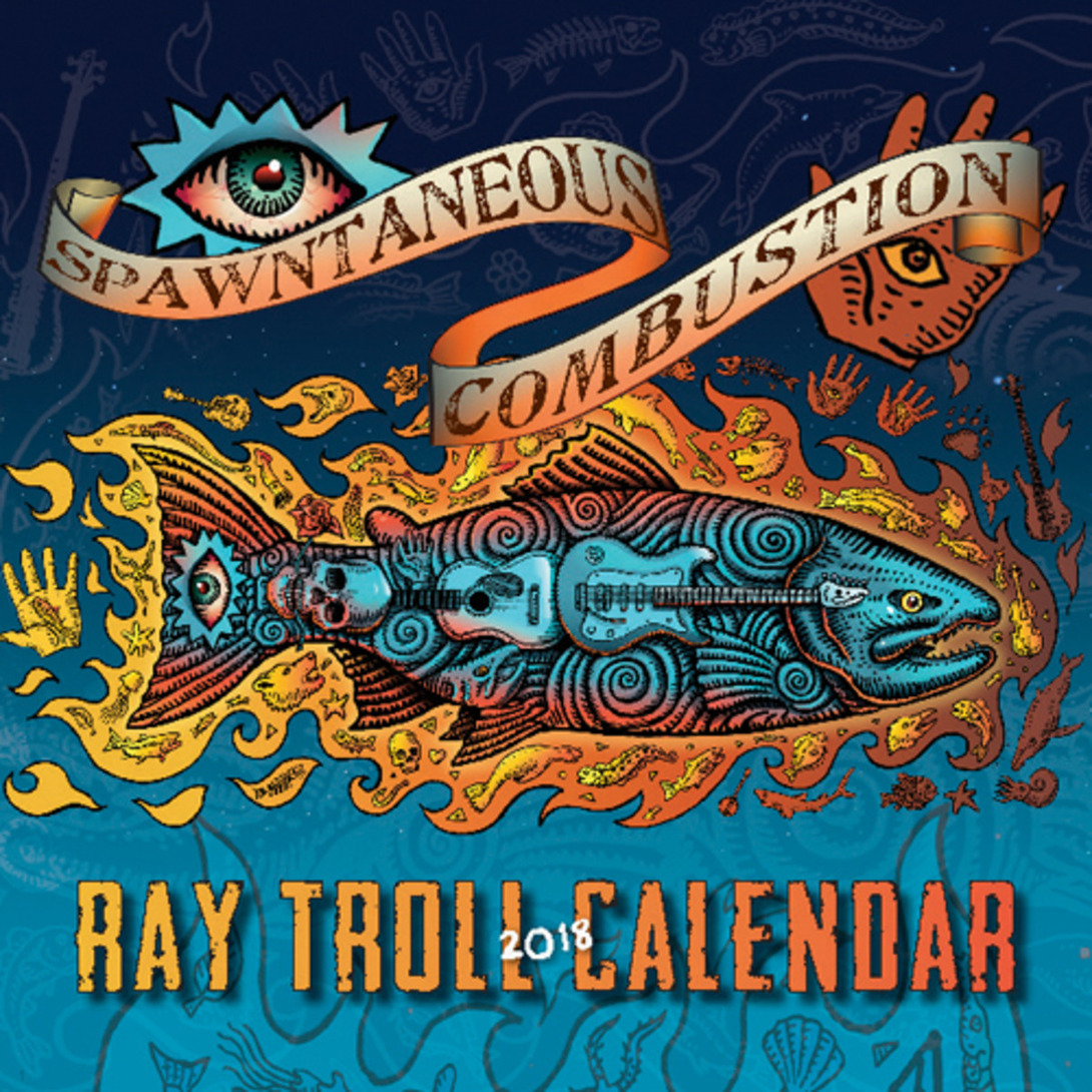 Ray Troll Calendar a great gift to add to your smoked salmon jerky order
